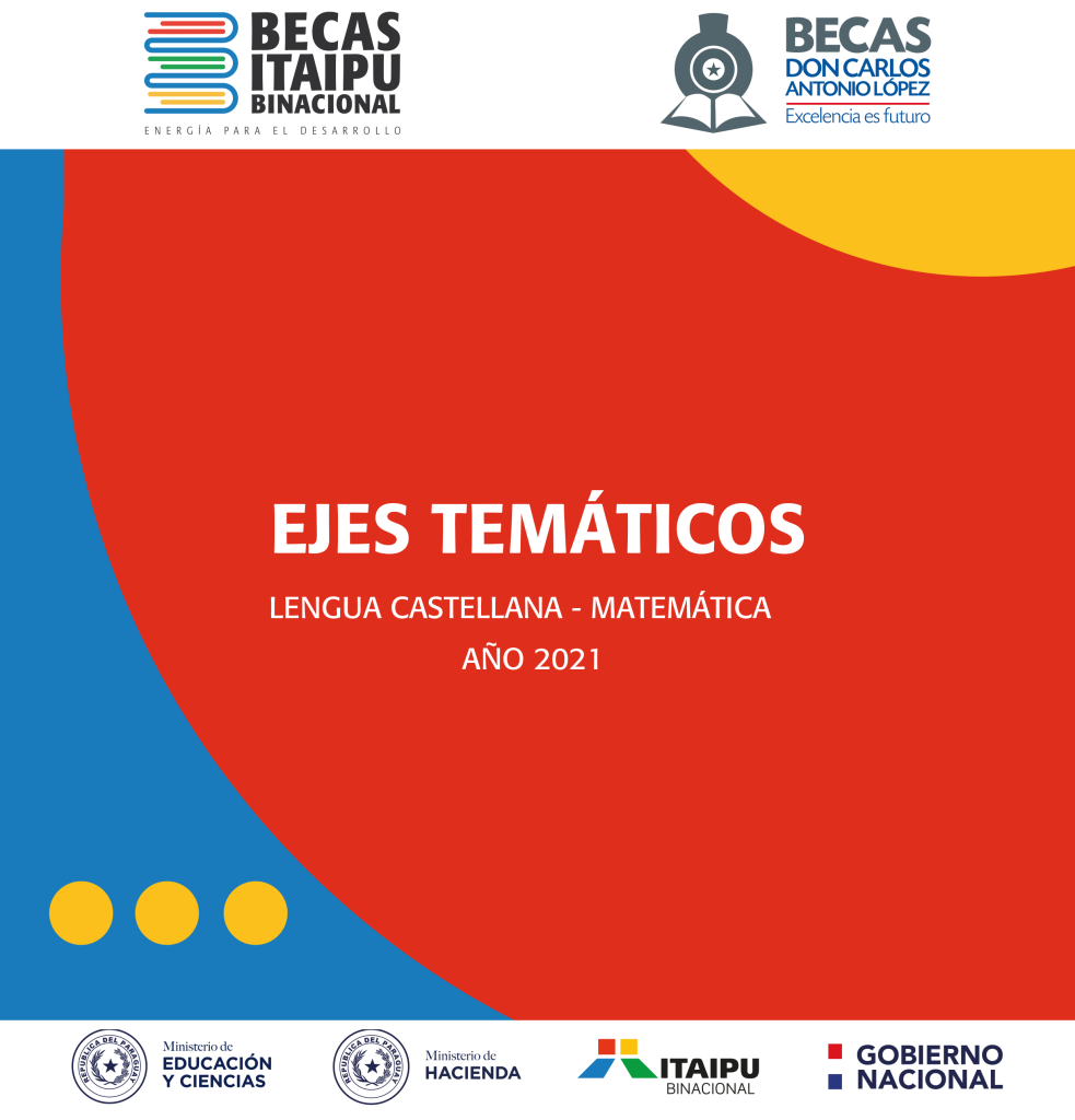 Ejes temáticos-Convocatoria 2021-1